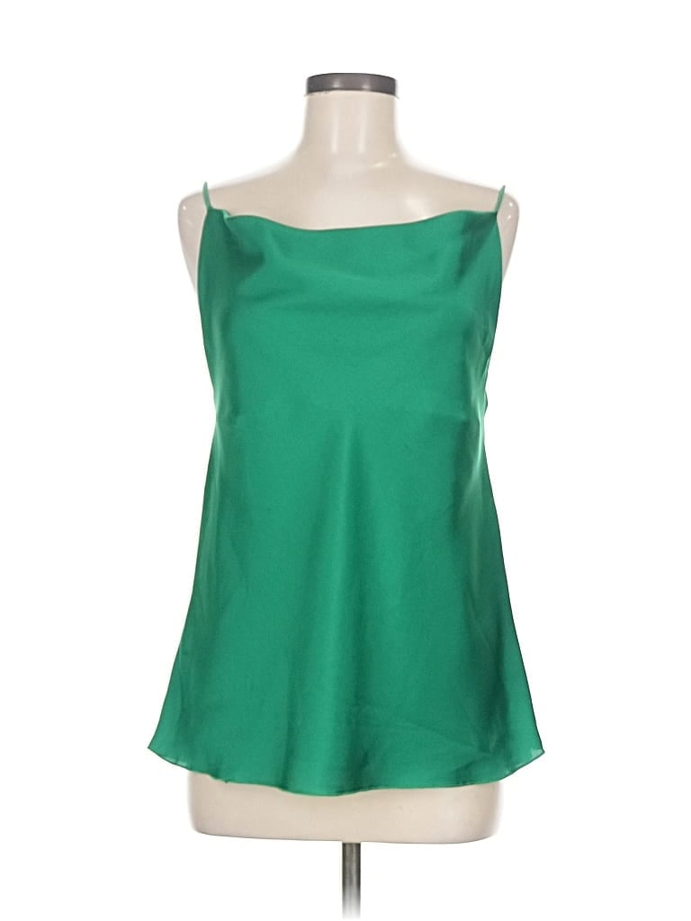 Pre-owned Sofia Sleeveless Blouse In Green
