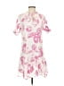 Kindred 100% Polyester Print Pink Casual Dress Size S - photo 1