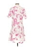 Kindred 100% Polyester Print Pink Casual Dress Size S - photo 2