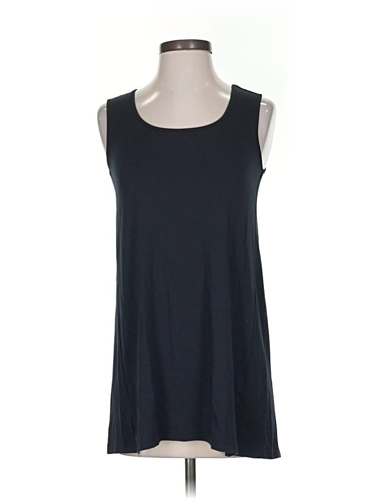 Pre-owned H By Halston Sleeveless T-shirt In Black