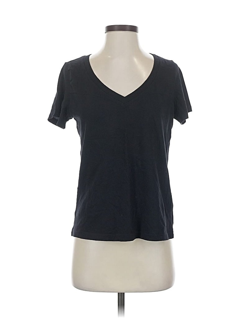 Pre-owned Forever 21 Short Sleeve T-shirt In Black