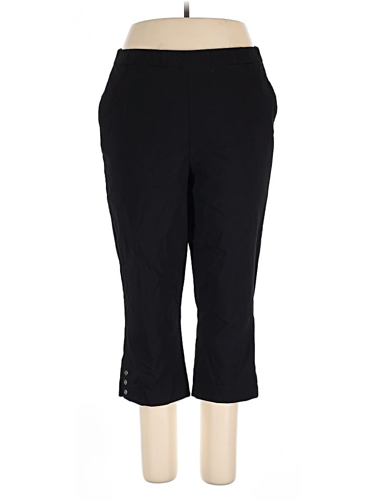 Pre-owned Susan Graver Casual Pants In Black