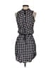 Splendid 100% Rayon Houndstooth Black Casual Dress Size XS - photo 1