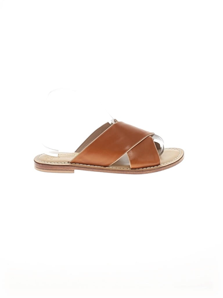 Pre-owned Assorted Brands Sandals In Brown