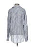 Zara 100% Viscose Stripes Blue Long Sleeve Blouse Size XS - photo 2