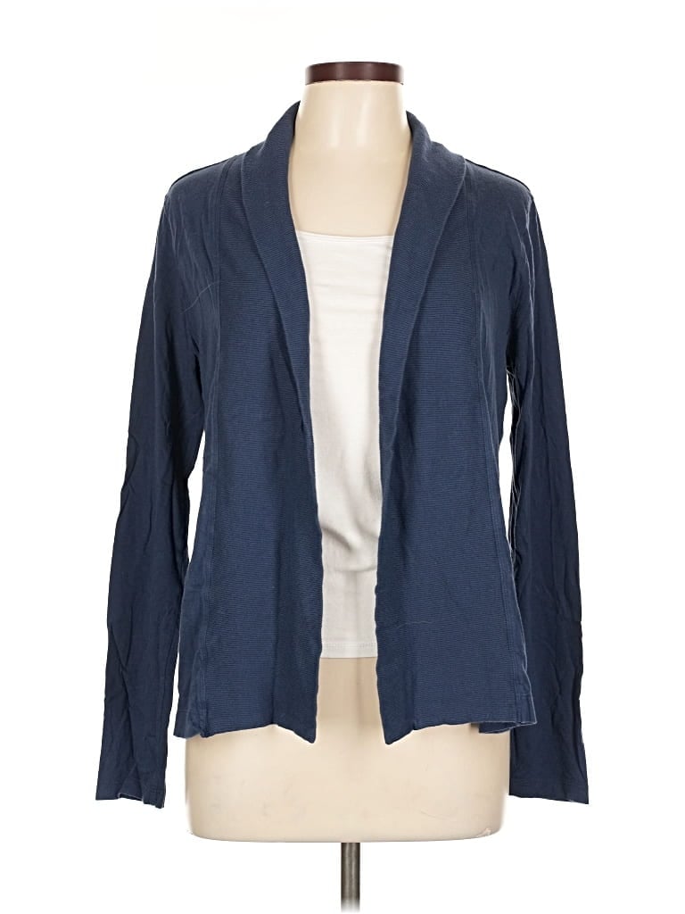 Pre-owned Banana Republic Factory Store Cardigan Sweater In Blue