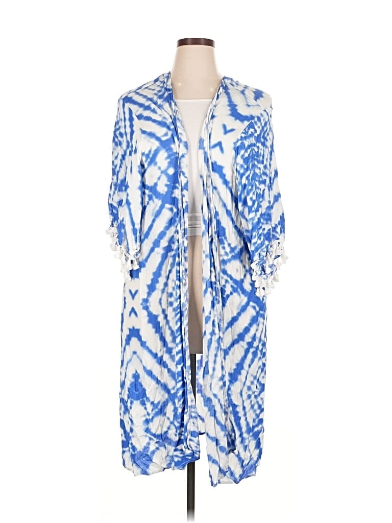 Pre-owned Xhilaration Kimono In Blue