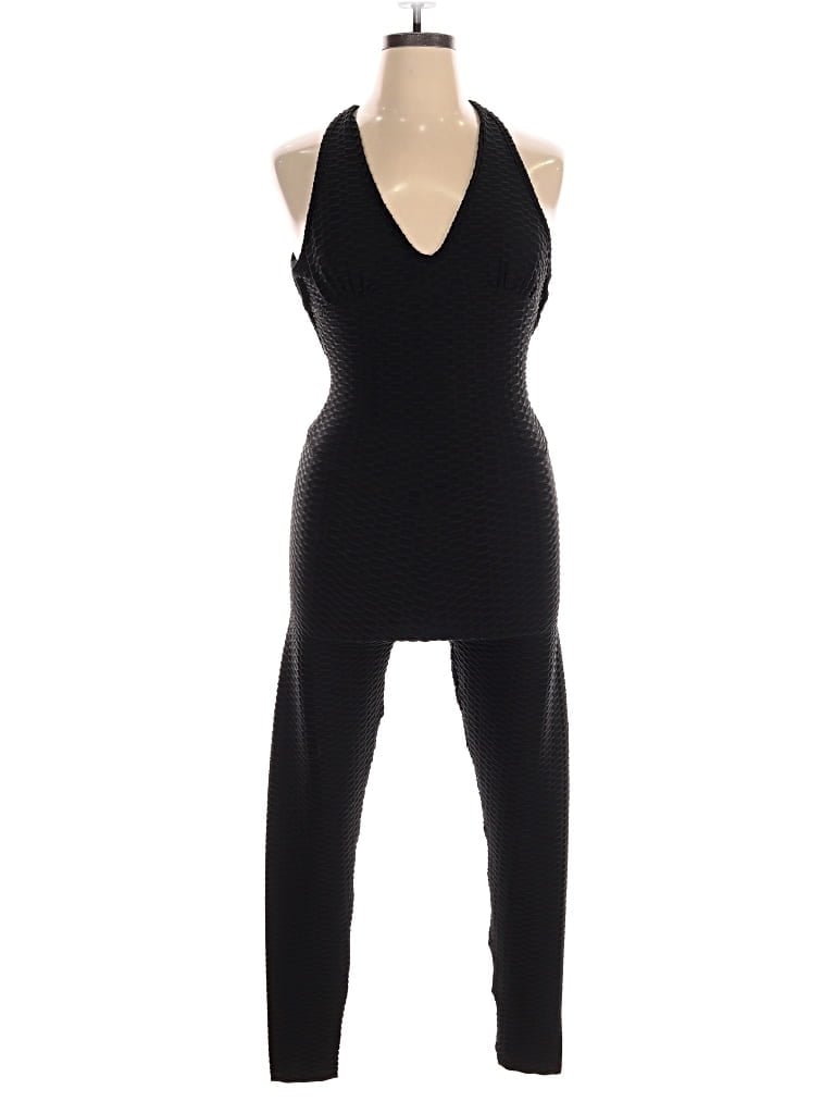 Pre-owned Unbranded Jumpsuit In Black