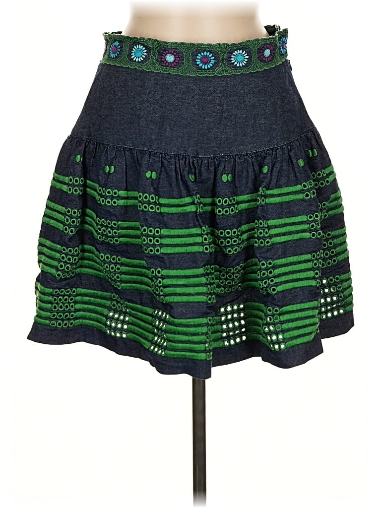Pre-owned Anna Sui Casual Skirt In Blue