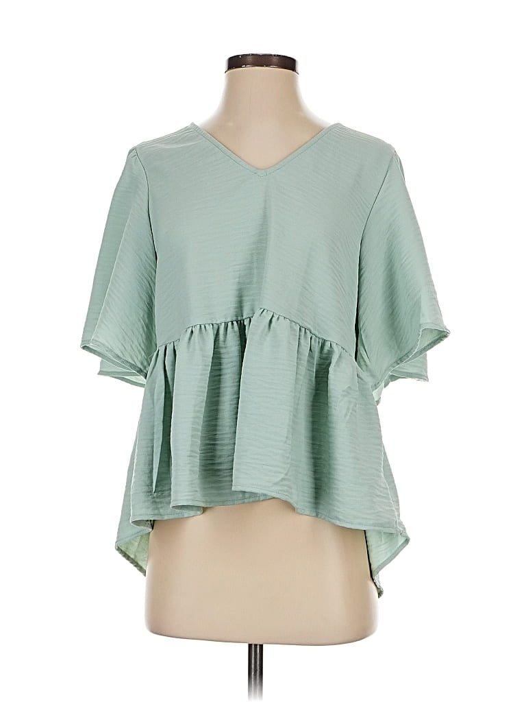 Pre-owned Mod On Trend Casual Dress In Green