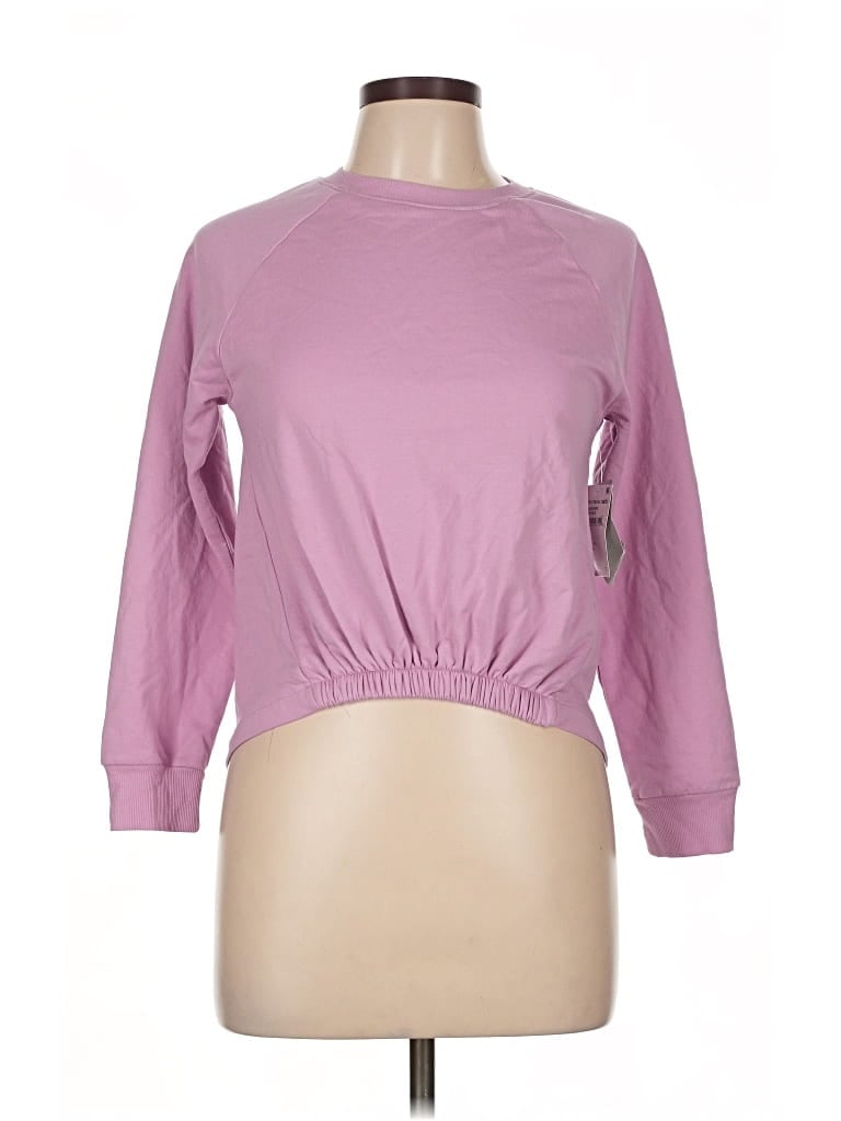 Pre-owned Z By Zella 3/4 Sleeve T-shirt In Pink