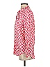 Boden 100% Linen Hearts Pink Long Sleeve Blouse Size 4 - photo 5