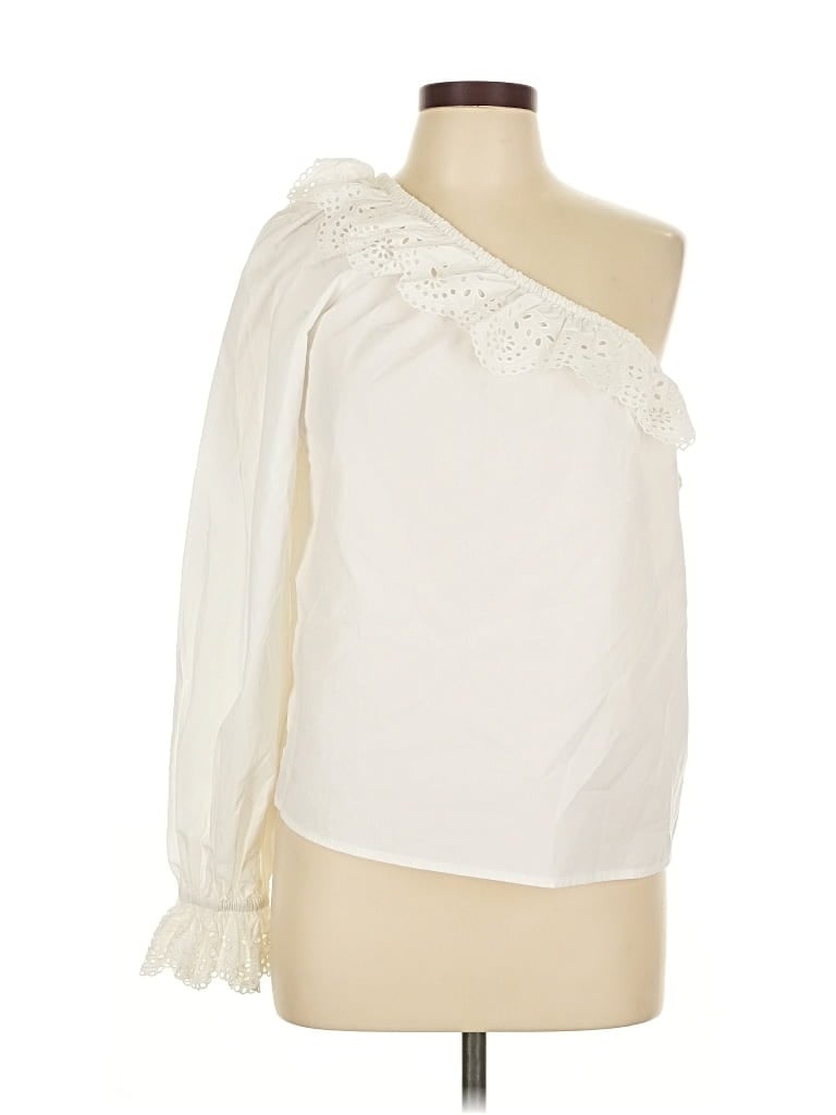 Pre-owned Joie 3/4 Sleeve Blouse In White