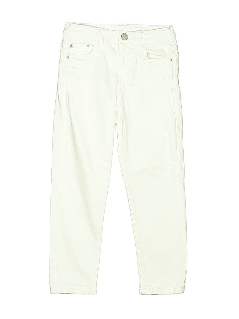 Pre-owned Zara Kids' Casual Pants In White