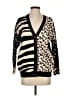 Unbranded Animal Print Black Cardigan Size S - photo 1