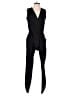 Valia Solid Black Jumpsuit Size M - photo 1
