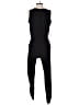 Valia Solid Black Jumpsuit Size M - photo 2