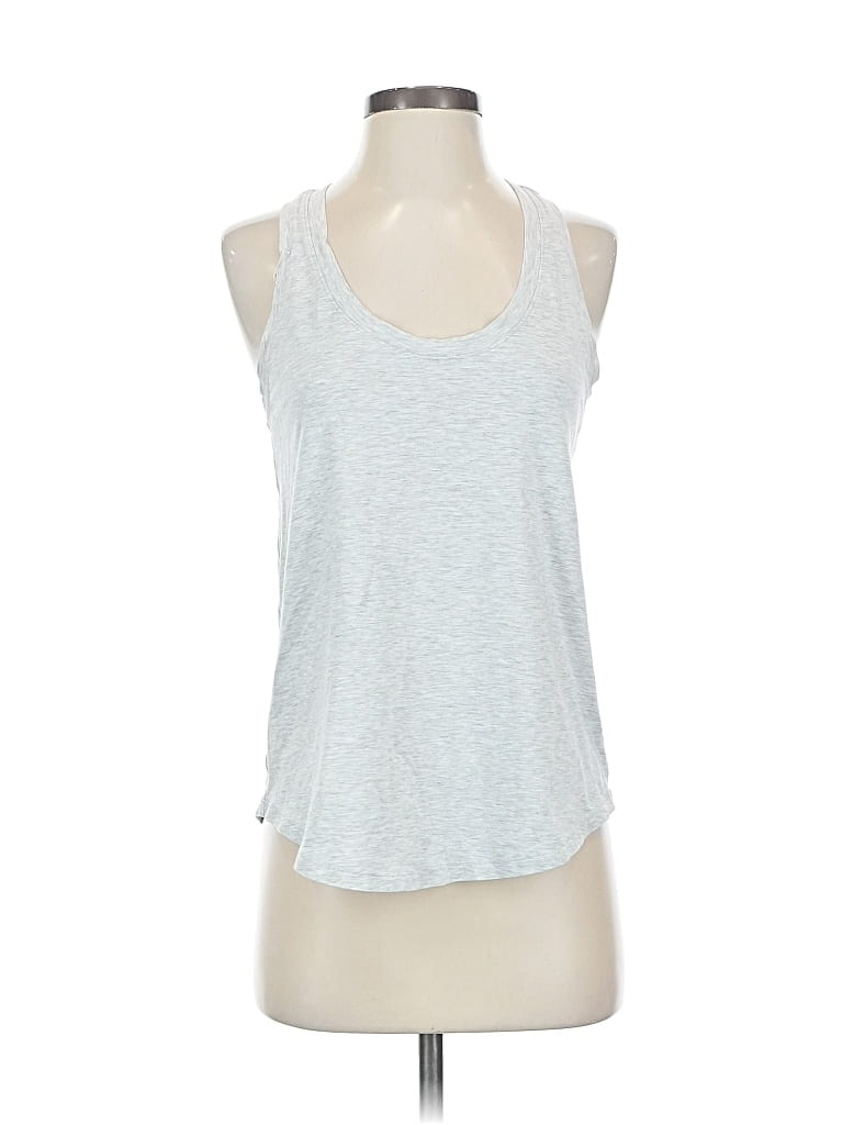 Pre-owned Lululemon Athletica Tank Top Gray Halter Neckline Tops