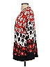 CAbi 100% Cotton Animal Print Red Cardigan Size S - photo 5