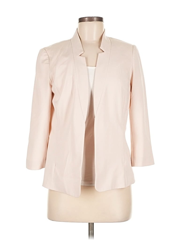 Pre-owned Kensie Blazer Jacket In White