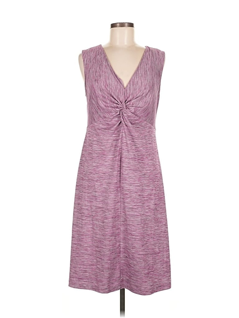 Pre-owned Eddie Bauer Casual Dress In Purple