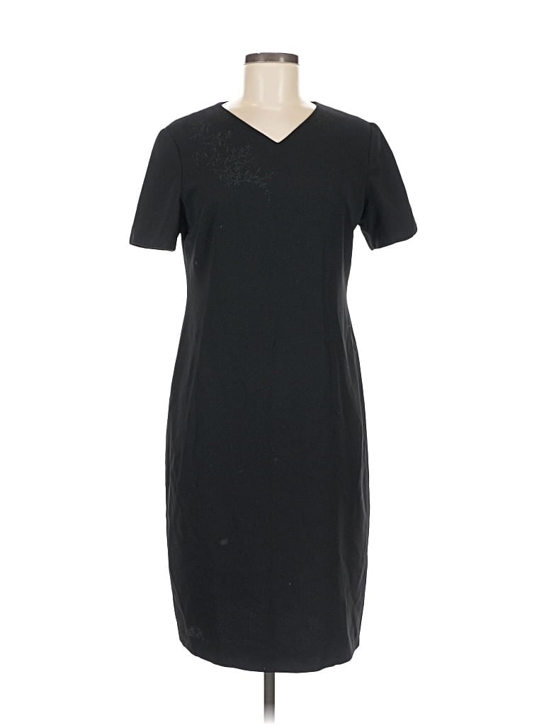 Pre-owned Talbots Casual Dress In Black