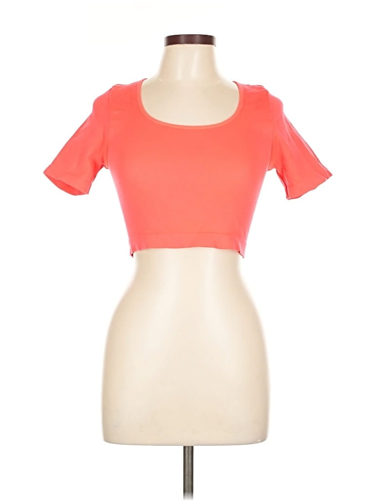 Pre-owned Primark Short Sleeve T-shirt In Orange