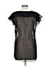 mYTH 100% Polyester Black Short Sleeve Top Size L - photo 2