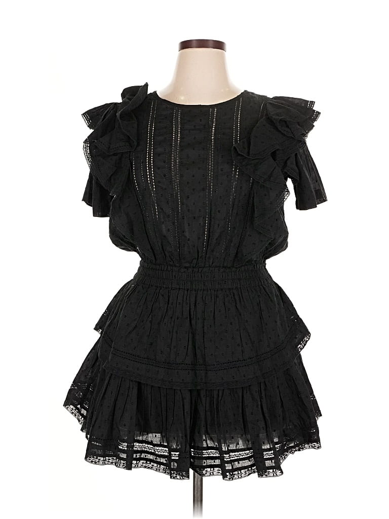 Pre-owned Loveshackfancy Cocktail Dress In Black