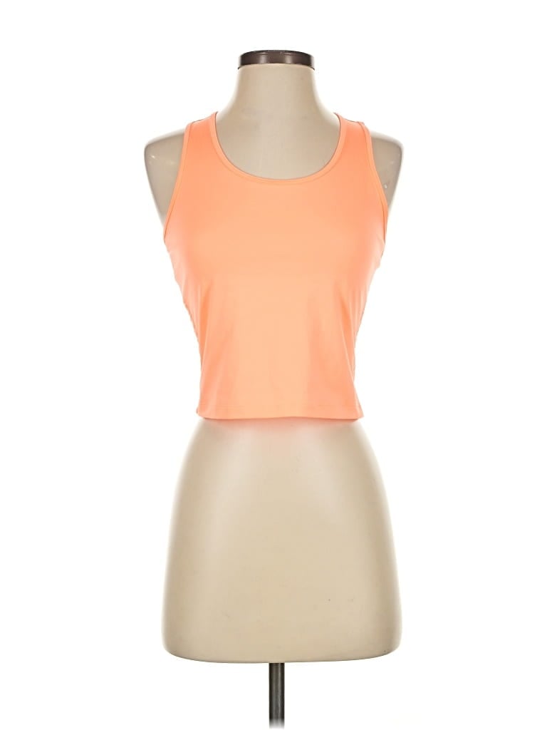Pre-owned Sweaty Betty Tank Top Orange Halter Neckline Tops