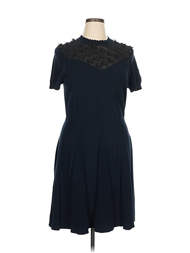 Pre-owned Draper James Cocktail Dress In Blue