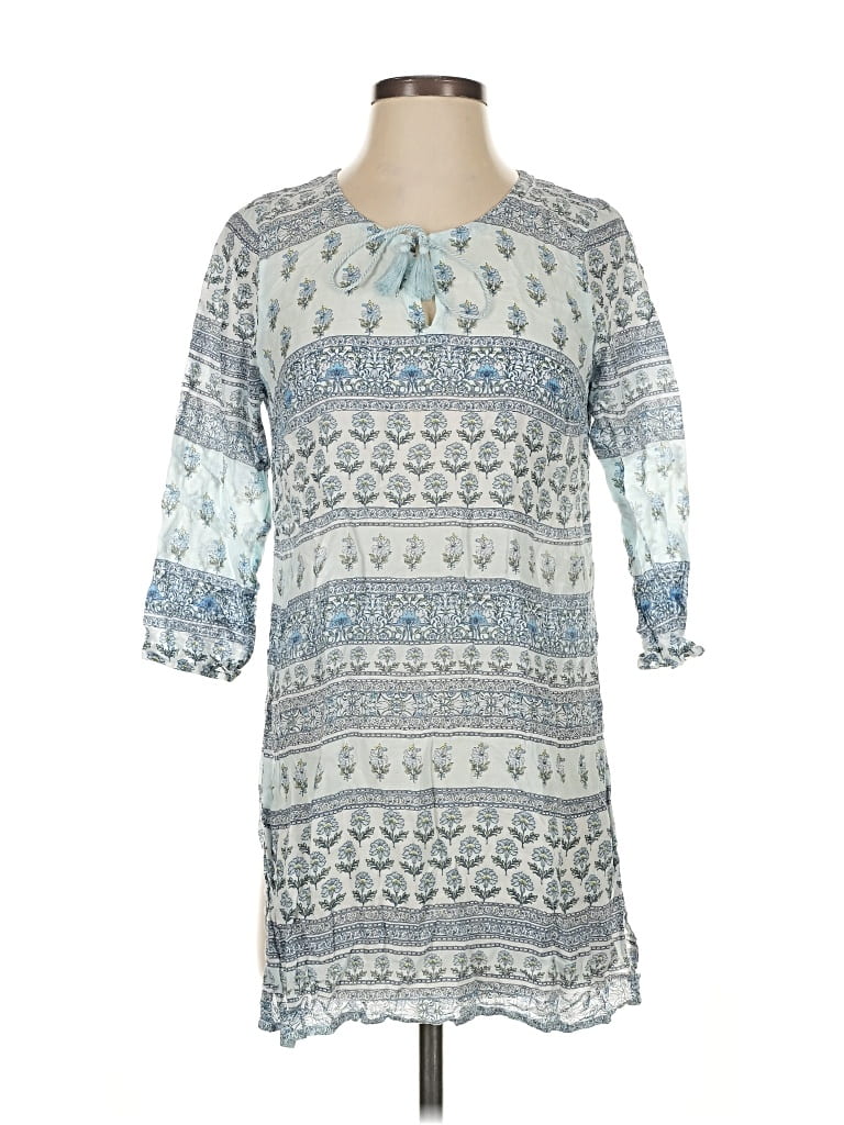 Pre-owned Jjill Casual Dress In Blue