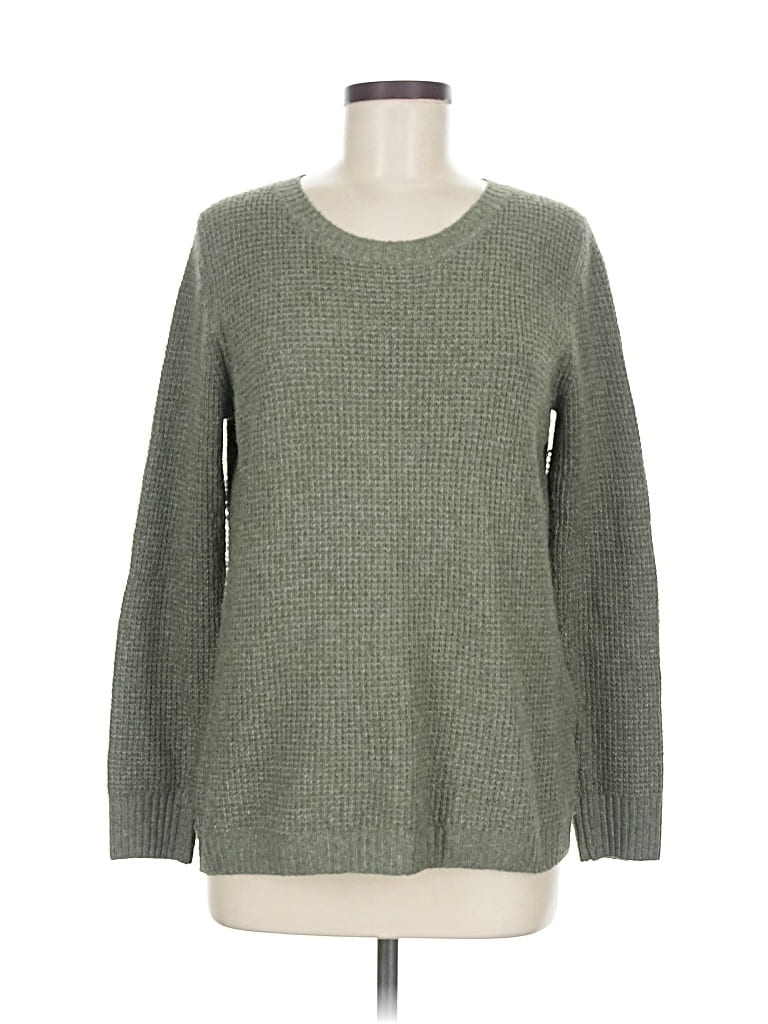 Pre-owned Market & Spruce Pullover Sweater In Green