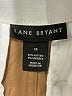 Lane Bryant Solid Tan Khakis Size 14 - photo 4