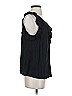 Paige 100% Rayon Black Sleeveless Blouse Size S - photo 4