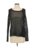 The Fisher Project Metallic Black Pullover Sweater Size S - photo 1