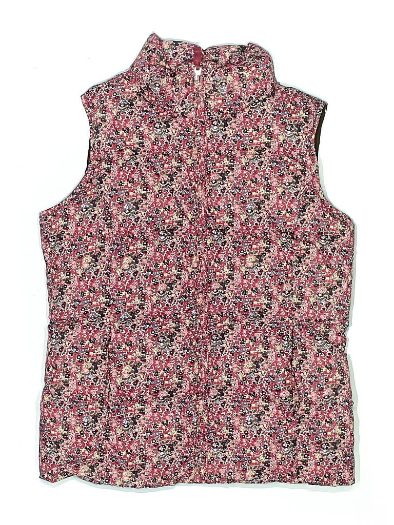 Pre-owned Lands' End Kids' Vest In Pink