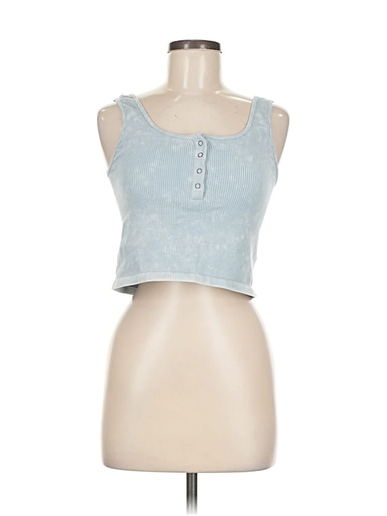 Pre-owned Aéropostale Tank Top Blue Strapless Neckline Tops