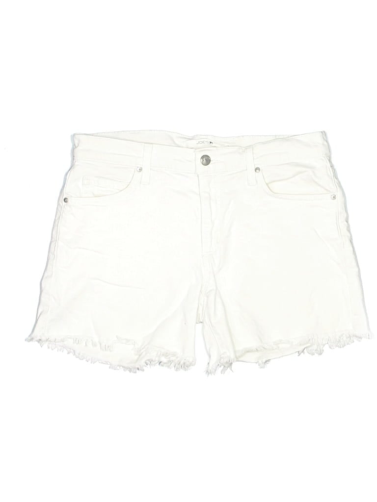 Pre-owned Joe's Jeans Denim Shorts In White