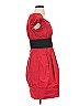 BCBGMAXAZRIA 100% Polyester Red Casual Dress Size 2 - photo 4