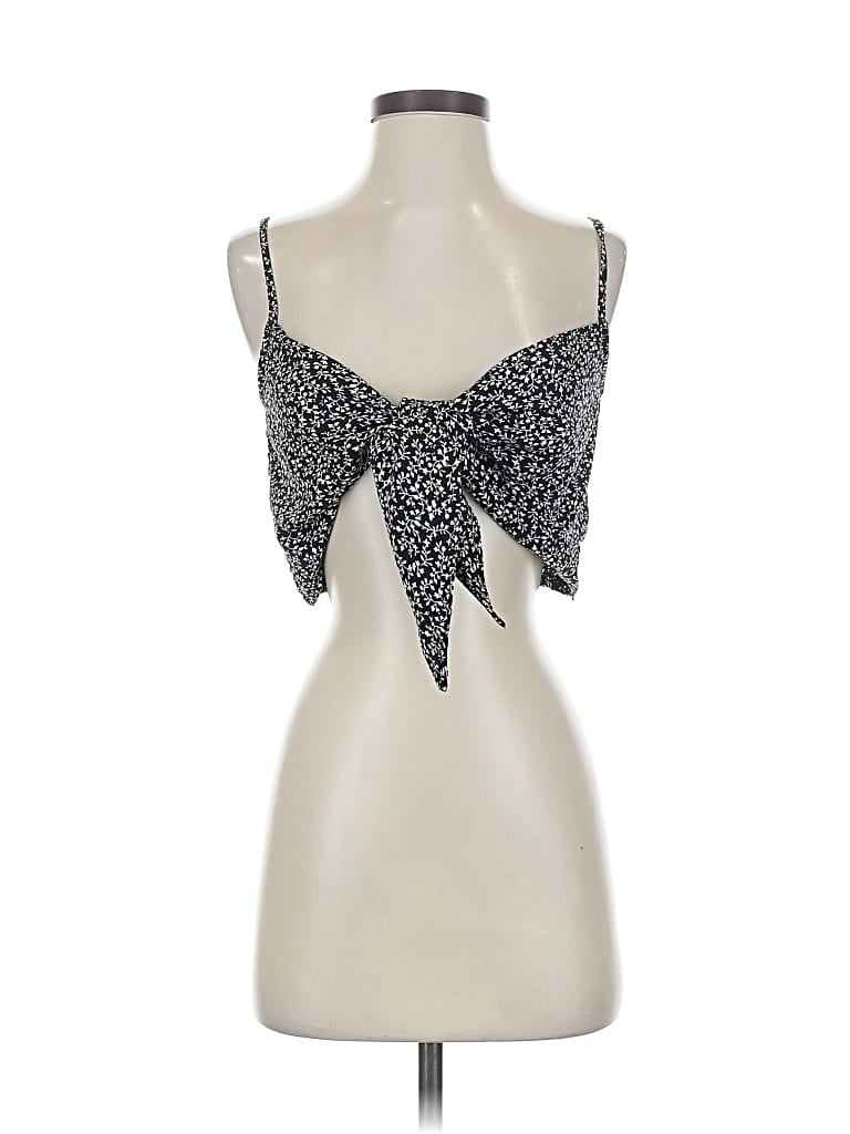Pre-owned Shein Sleeveless Top Silver Sweetheart Neckline Tops