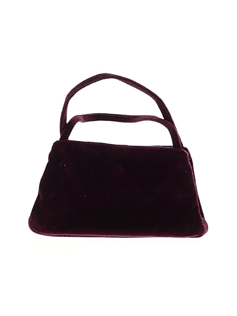 Pre-owned Unbranded Satchel In Burgundy