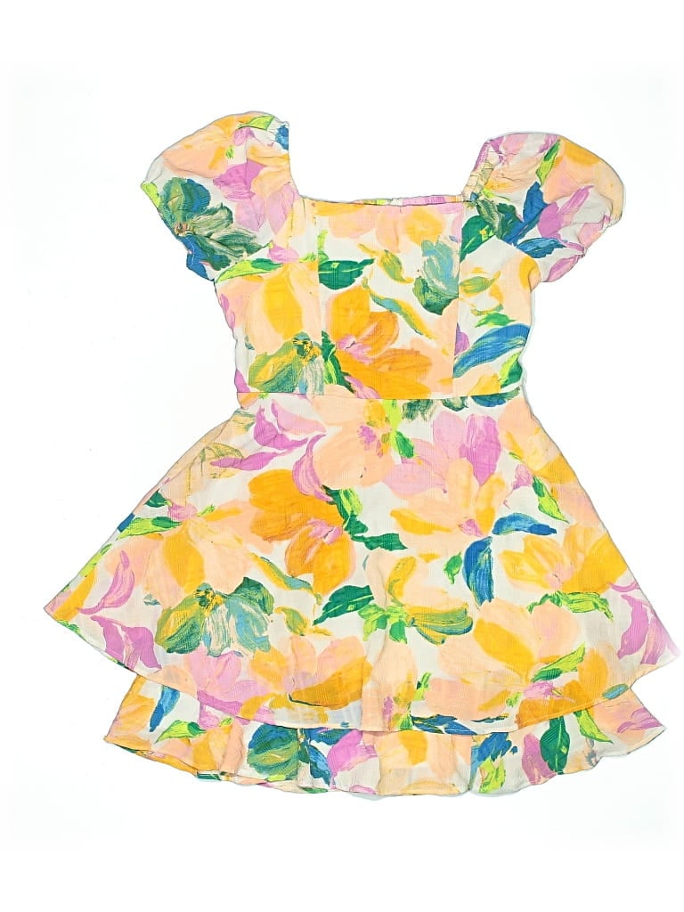 Pre-owned Assorted Brands Kids' Dress In Orange