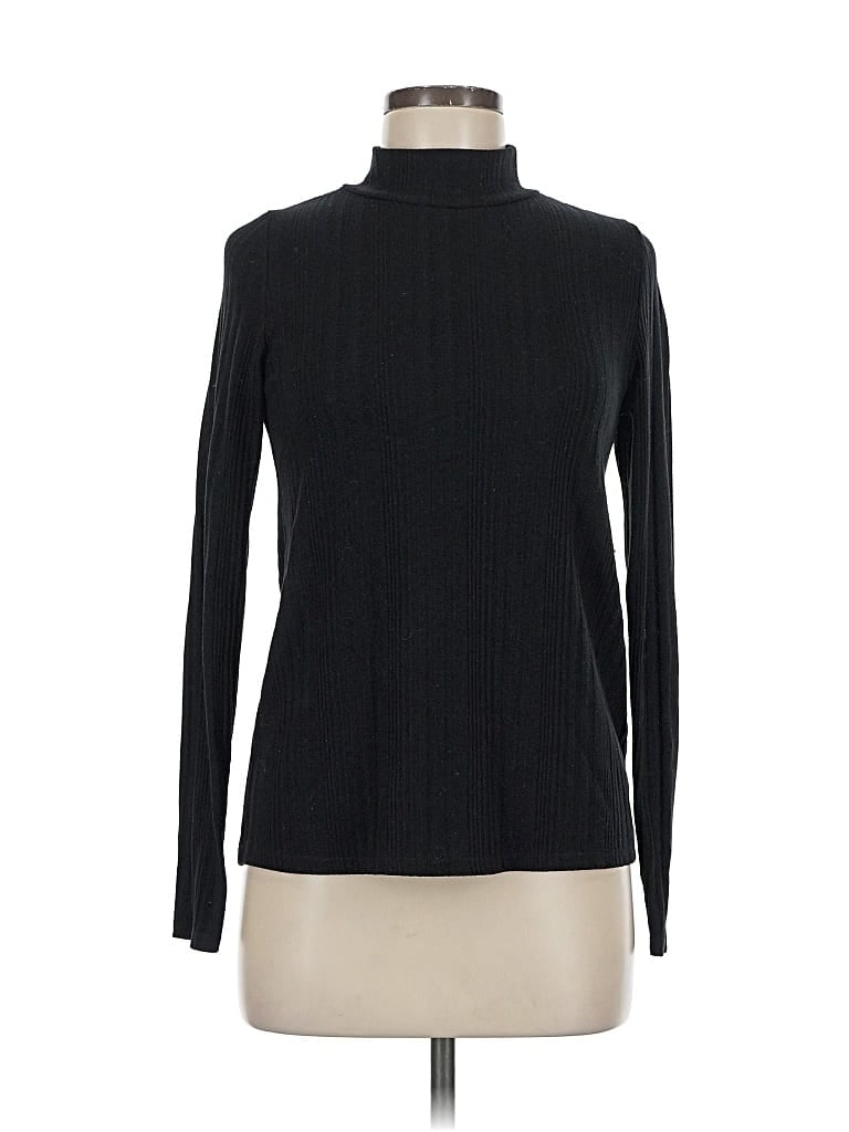 Pre-owned Heimish Usa Long Sleeve Turtleneck In Black