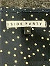 Side Party 100% Polyester Black 3/4 Sleeve Blouse Size M - photo 7