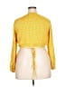Rhode 100% Rayon Yellow Long Sleeve Blouse Size XXL - photo 2