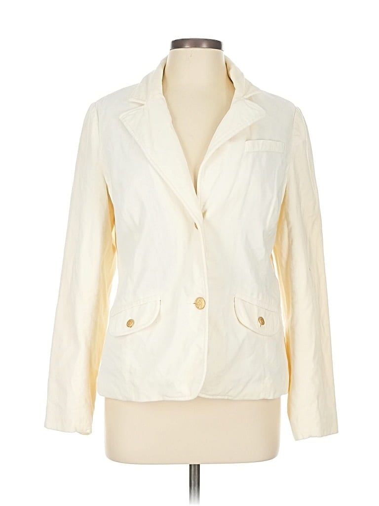 Pre-owned Old Navy Blazer Jacket In White