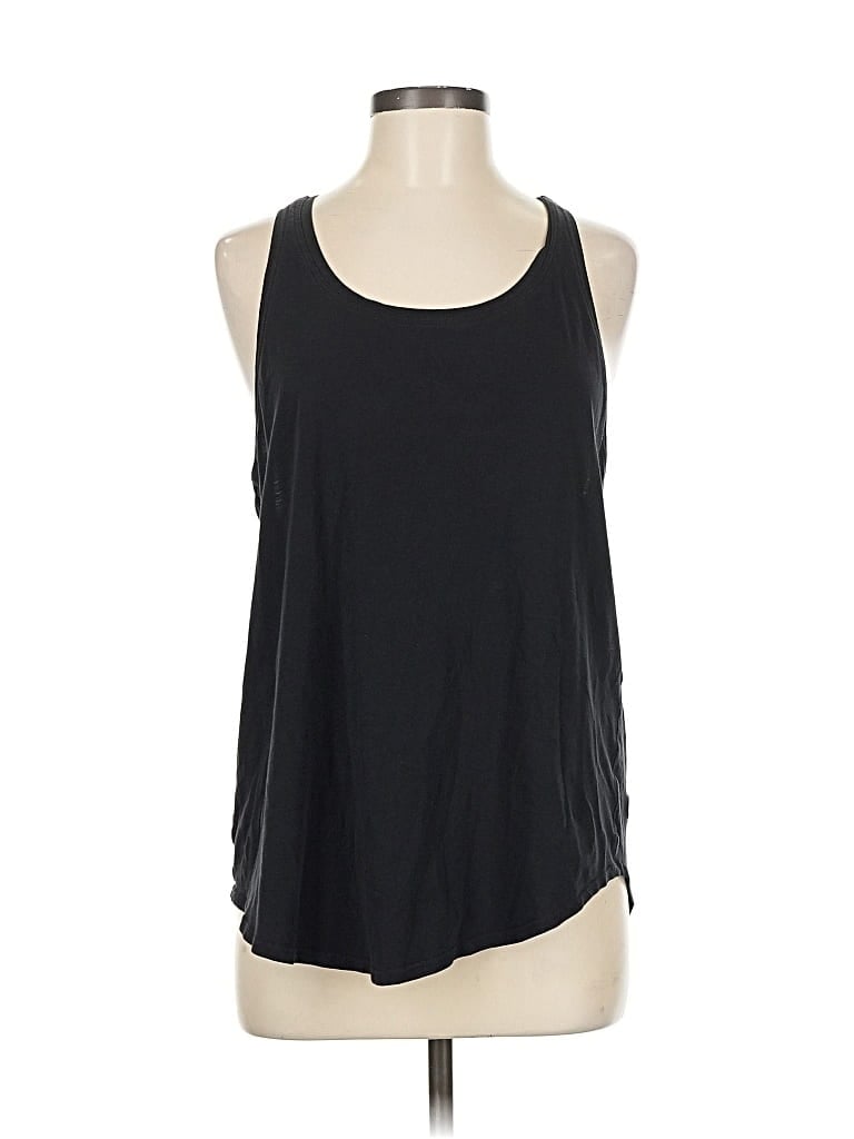 Pre-owned Lululemon Athletica Tank Top Black Halter Neckline Tops