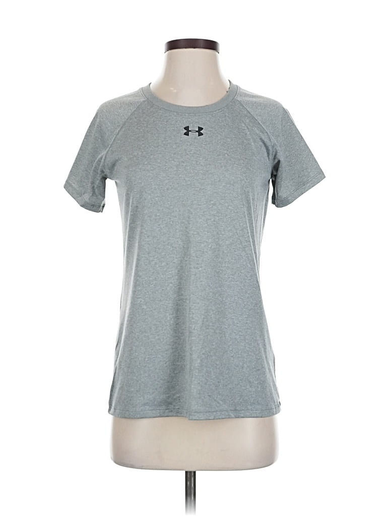 Pre-owned Under Armour Active T-shirt In Gray