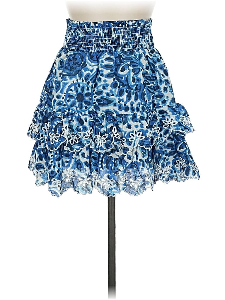Pre-owned House Of Harlow 1960 Casual Skirt In Blue